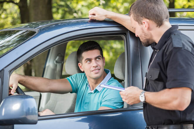 getting pulled over